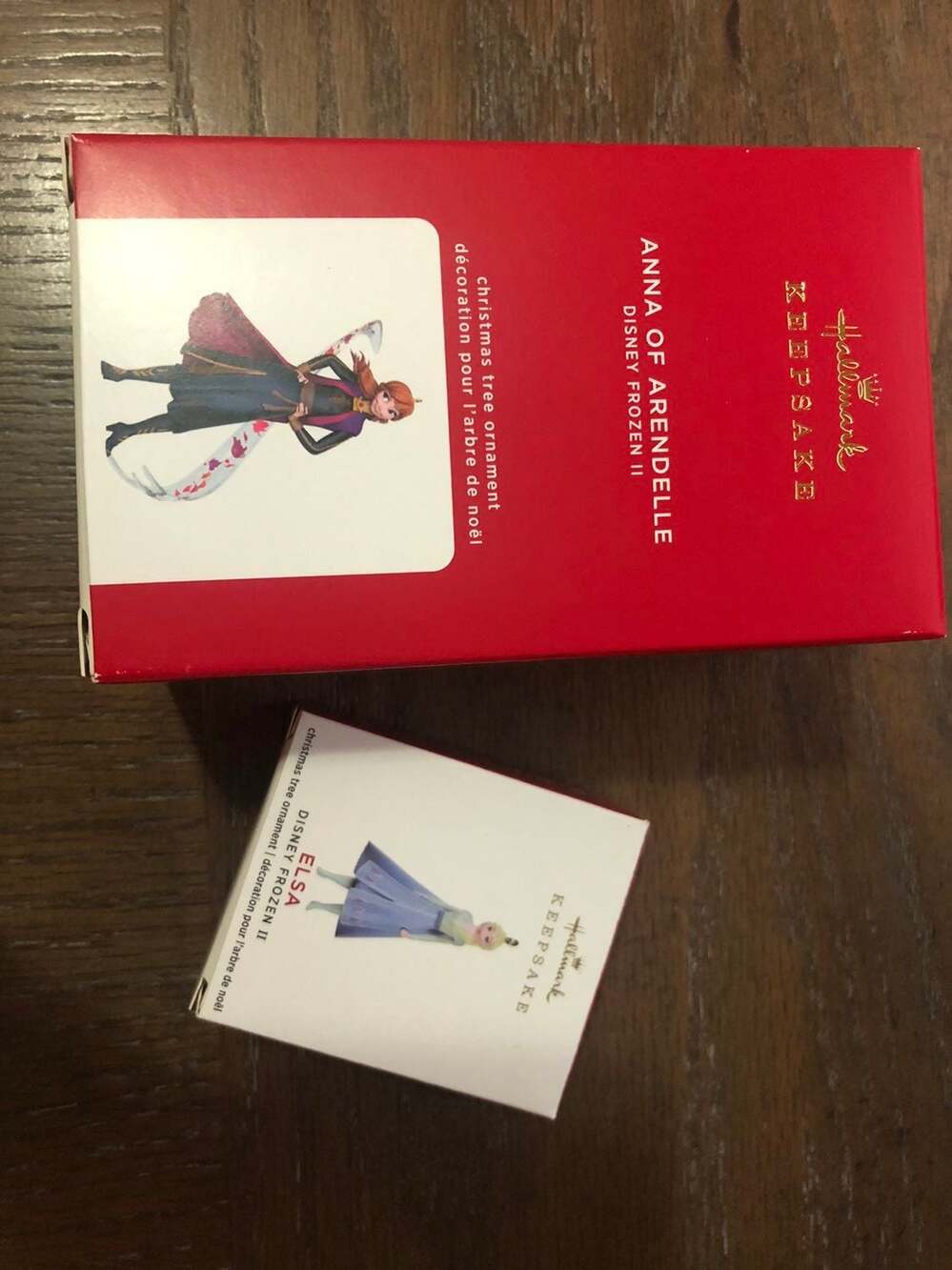 Hallmark frozen 2 ornament set